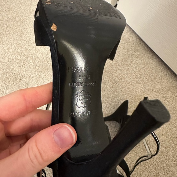 Michael Shannon Black Strappy Heels - Picture 11 of 13